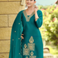 Green Color Embroidery Work Salwar Suits Near Me