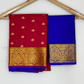 Beautiful Maroon Color Pure Kanchi Silk With Gold Zari Work Saree In Near Me