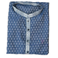Attractive Dark Blue Color Embroidery Work Kurta Suits For Men