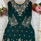 Green Color Sharara Suits In USA