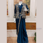 Blue Color Rangoli Silk Ready To Wear Saree In Mesa