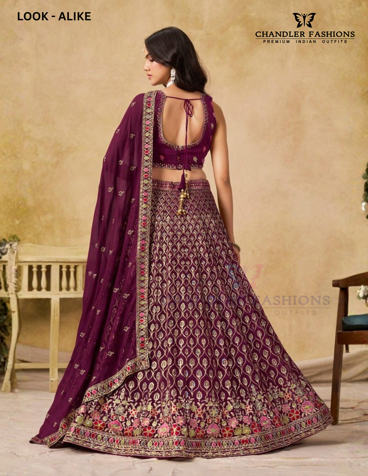 Georgette With Sequins And Zari Embroidery Work Lehenga Choli In USA