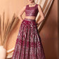 Pink Color Georgette With Embroidery And Sequins Work In USA