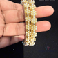 Elegant Gold Finish Pearl Designer Bangle For Women