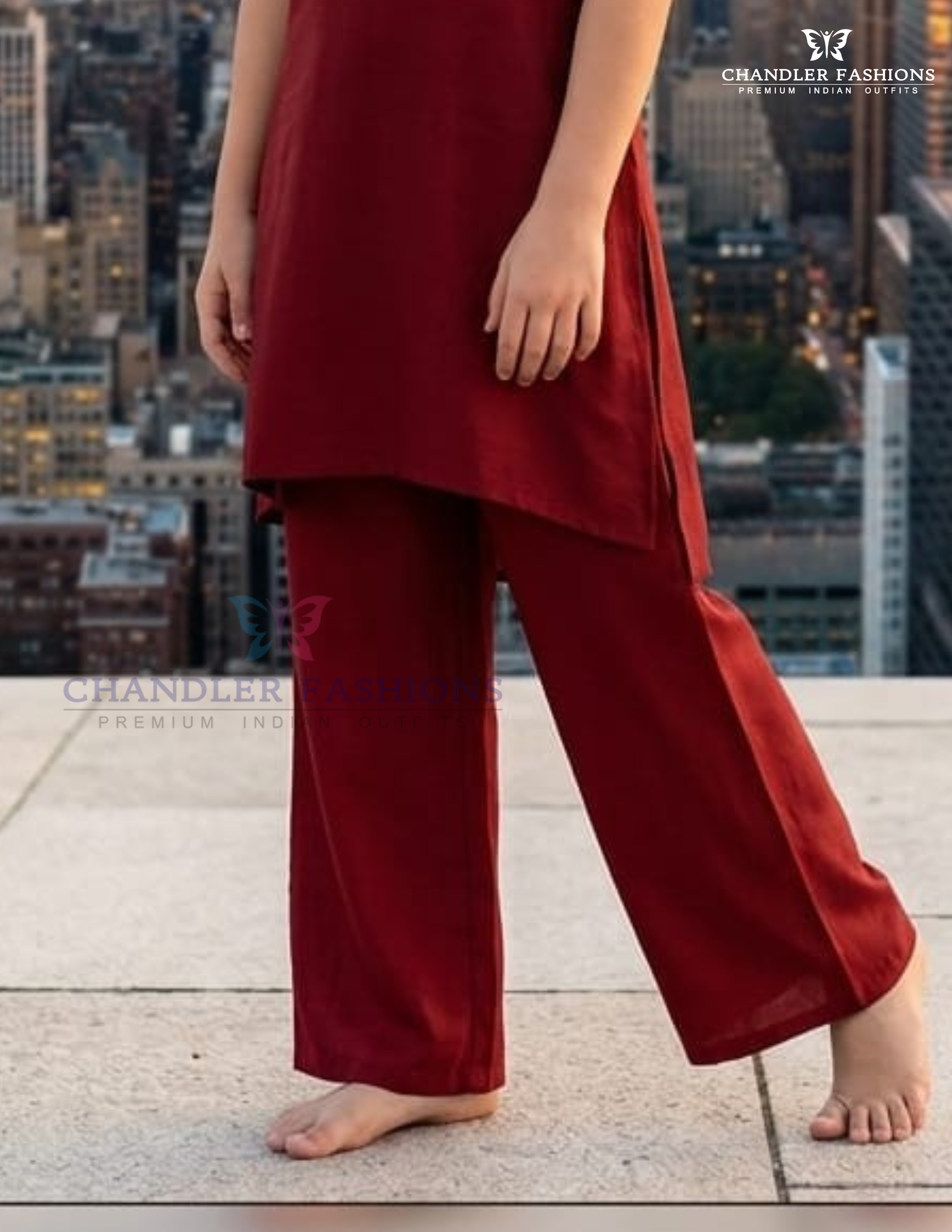 Maroon Color Rayon Kurti Suits In USA