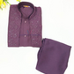 Stunning Dark Purple Color Silk Sherwani With Embroidery And Sequins Work Near Me