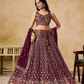 Zari Embroidery And Sequins Work Lehenga Choli In Suncity