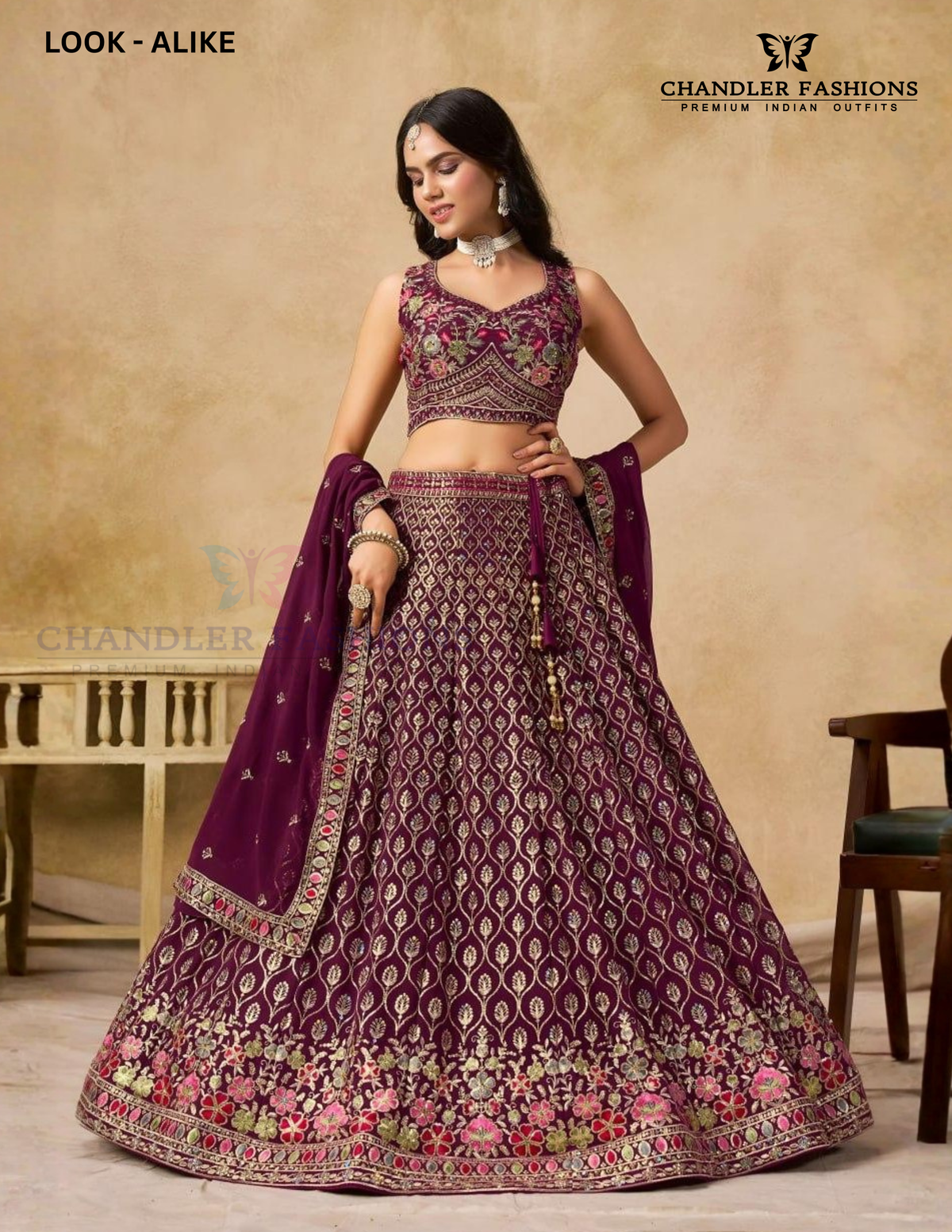 Zari Embroidery And Sequins Work Lehenga Choli In Suncity