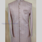 Pastel Pink Color Raw Silk With Embroidery Work Sherwani Suit Near Me