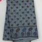 Amazing Gray Color Cotton Saree Print Work For Women