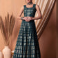 Blue Color Georgette With Embroidery And Sequins Work Lehenga Near Me