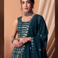 Blue Color With Embroidery Work Lehenga With In yuma