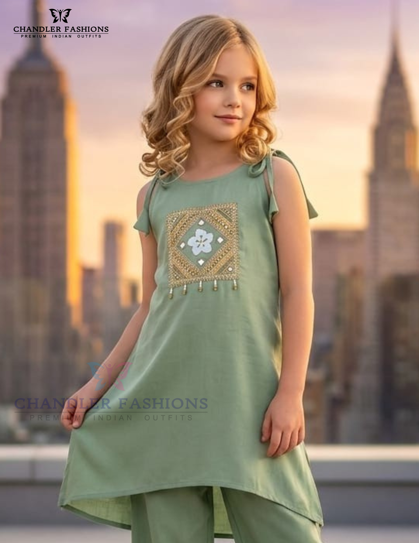 Light Green Color Rayon With Embroidery Work Kurti Suits Near Me