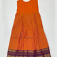 Orange Color With Zari Work Border Langa Sets In Arizona
