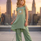 Charming Light Green Color Rayon With Embroidery Work Kurti Suits For Girls
