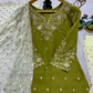Mehendi Green Color Sharara Suits In USA