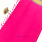 Pink Color Silk Cotton With Gold Zari Border Saree In USA