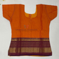 Orange Color Cotton With Zari Work Langa Sets In Chandler