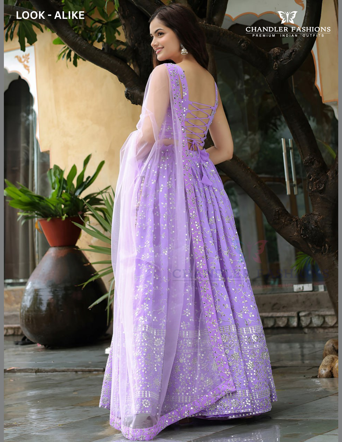Lavender Color Designer Lehenga Choli In Prescott