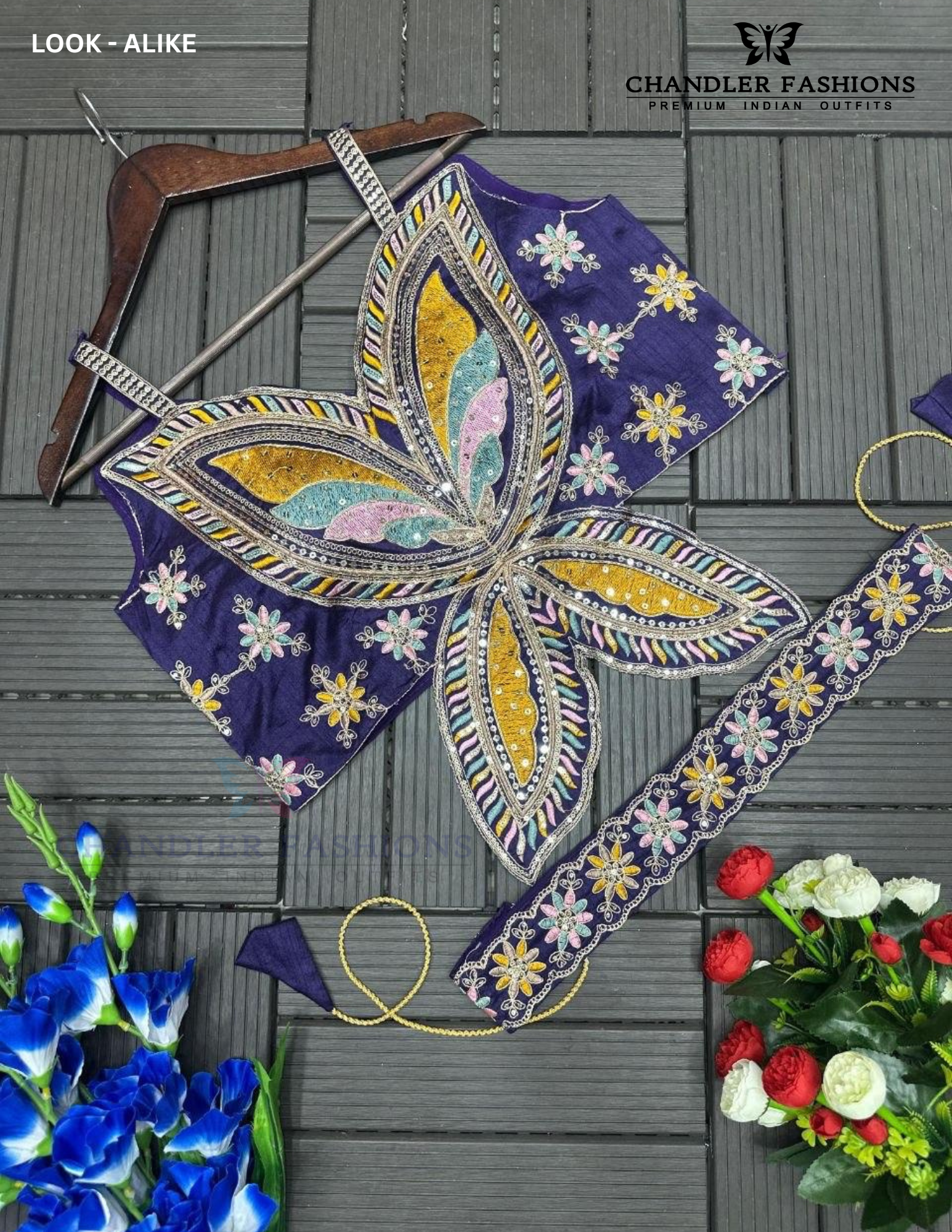 Purple Color Ready To Wear Saree With Embroidery Work In USA