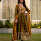 Attractive Dual Tone Long Gown With Dupatta In Prescott
