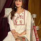 Off White Color Embroidery And Sequins Work Salwar Suits Near Me