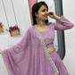 Lavender Color Embroidery And Sequins Work Lehenga Choli With Dupatta In USA