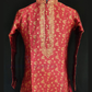 Stunning Maroon Color Raw Silk Men's Kurta With Pajama Pant