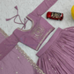 Lavender Color Embroidery And Sequins Work Lehenga Choli With Dupatta In Chandler
