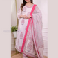 Attractive Pink Color Cotton Printed Work Salwar Suits With Dupatta Set