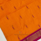 Orange And Pink Color Cotton And Zari Work Saree In Mesa