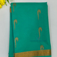 Stunning Green Color Cotton Saree With Zari Work For Women
