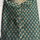 Stunning Dark Green Color Jacquard With Printed Work Kurta Suits For Men
