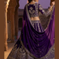 Purple Color Heavy Embroidered Lehenga Choli In Mesa