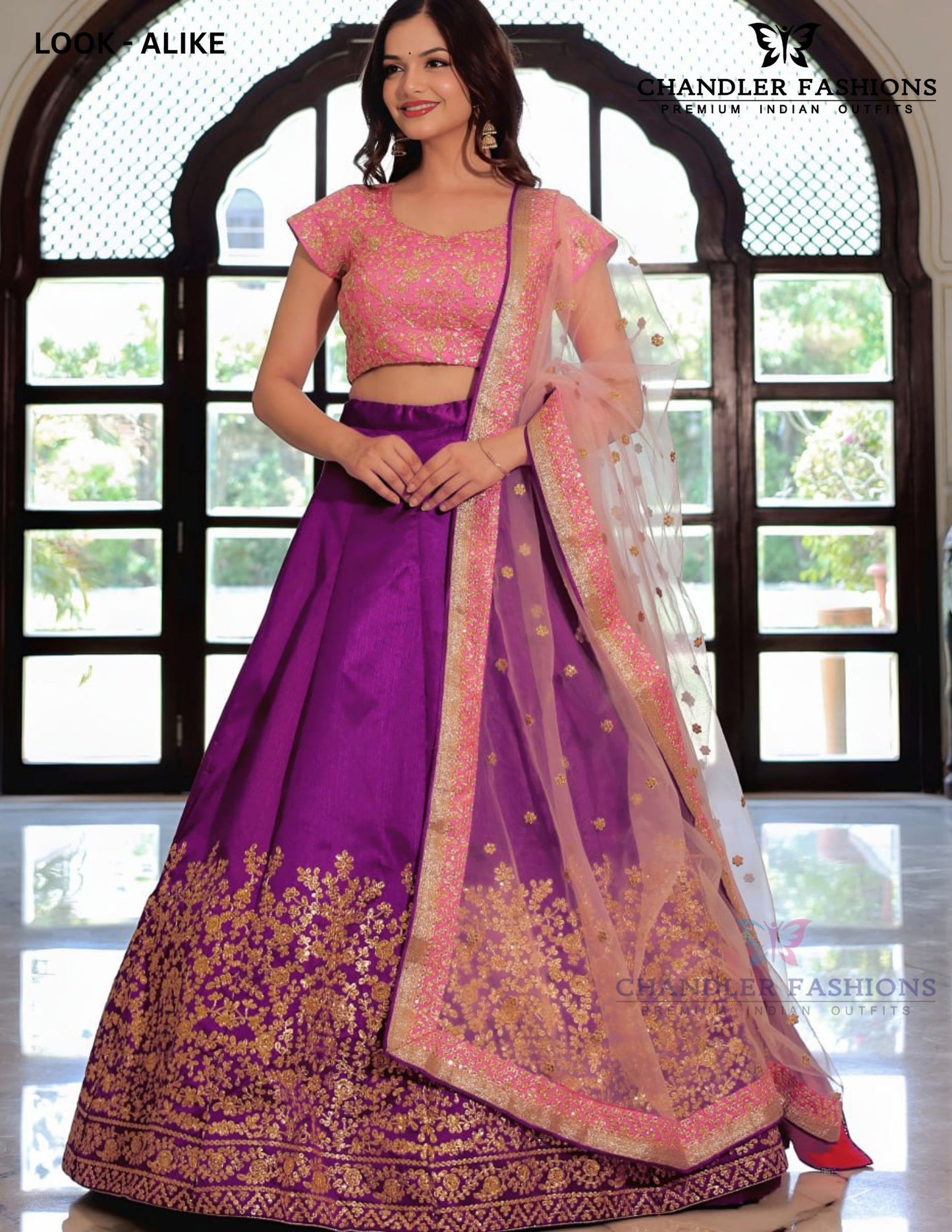 Purple Color Silk With Embroidery And Sequins Work Lehenga Choli With Dupatta Near Me