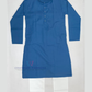 Beautiful Royal Blue Color Cotton Kurta Set For Kids Boys