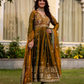 Green Color Fendy Satin With Embroidery Work Long Gown In Tempe