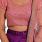 Purple Color Silk With Sequins Work Lehenga In Williams