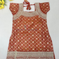 Orange Color Palazzo Suits With Embroidery And Sequins Work In Arizona