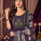 Purple Color Embroidery And Sequins Work Salwar Suits Near Me
