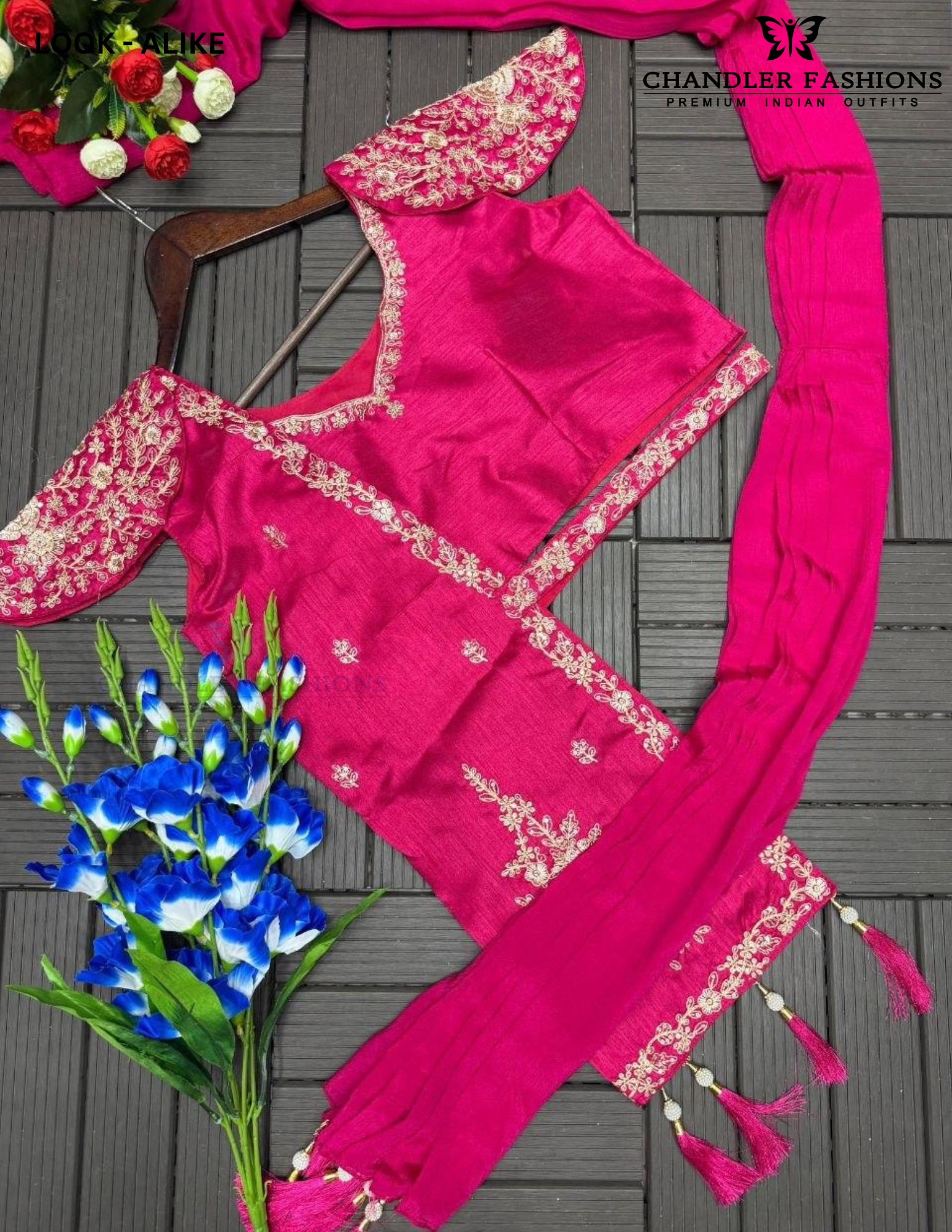 Pink Color Ready To Wear Saree With Embroidery Work In USA