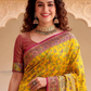 Yellow Color Silk Saree With Contrast Rich In Yuma 