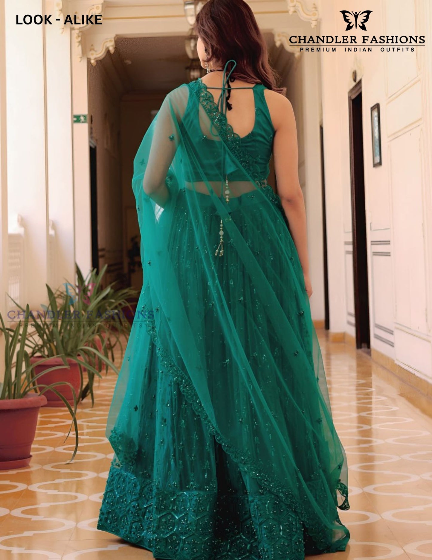 Teal Blue Color Soft Net With Embroidery Work Lehenga Choli With Dupatta In Yuma