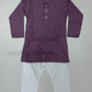 Amazing Lavender Color Sequins Work Kurta With Pajama Set For Boys