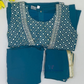 Beautiful Blue Color Georgette Kurti Suits With Embroidery And Sequins Work Near Me