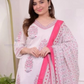 Attractive Pink Color Cotton Printed Work Salwar Suits With Dupatta Set Near Me