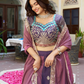 Georgette With Sequins And Embroidery Work Lehenga Choli In Peoria