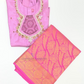 Beautiful Pink And Lavender Color Art Silk Langa Set With Stone And Zari Work Near Me