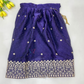 Purple Color Georgette Choli Set With Stones Work In Mesa