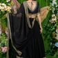 Black Color Georgette And Embroidery Work Lehenga Choli With Dupatta In USA